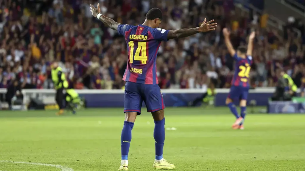 Rashford emula el comienzo de Raphinha en la Champions 24/25