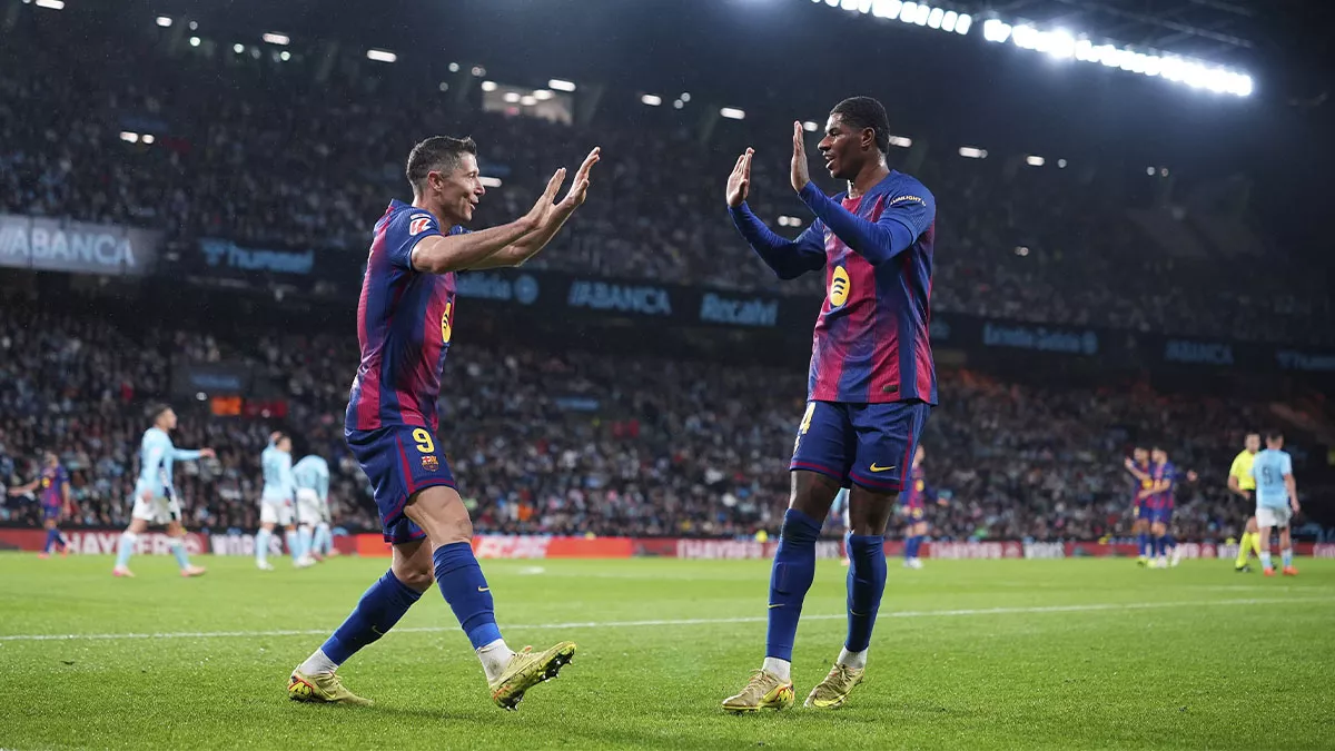 Celta 2-4 Barcelona: los de Flick golean en Balaídos y quedan a 3 puntos del Real Madrid