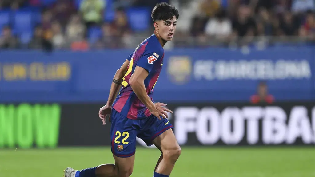 Marc Bernal suma minutos con el Barça Atlêtic y Catalunya durante el parón