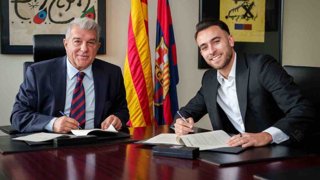 Eric Garcia firma la renovación con el Barça hasta 2031
