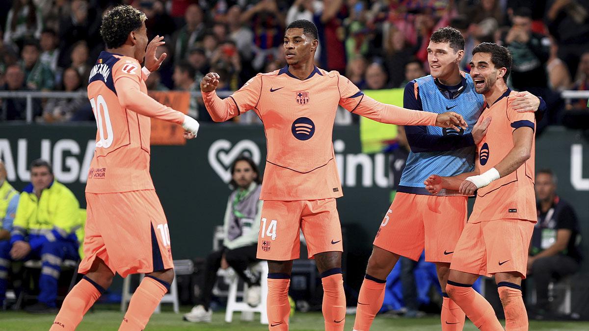 Betis 3-5 Barcelona: remontada y ‘manita’ del súper líder de LaLiga