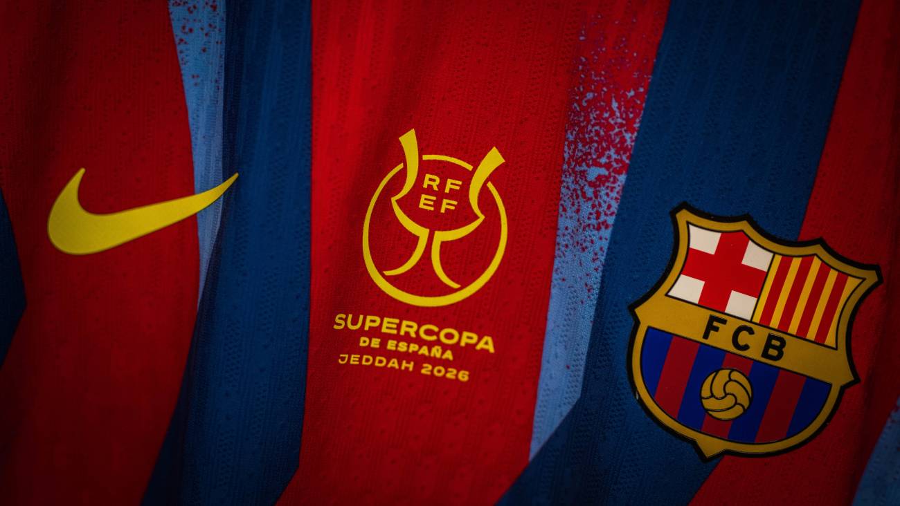 ¡El Barça estrena su cuarta camiseta 25/26 en la Supercopa!