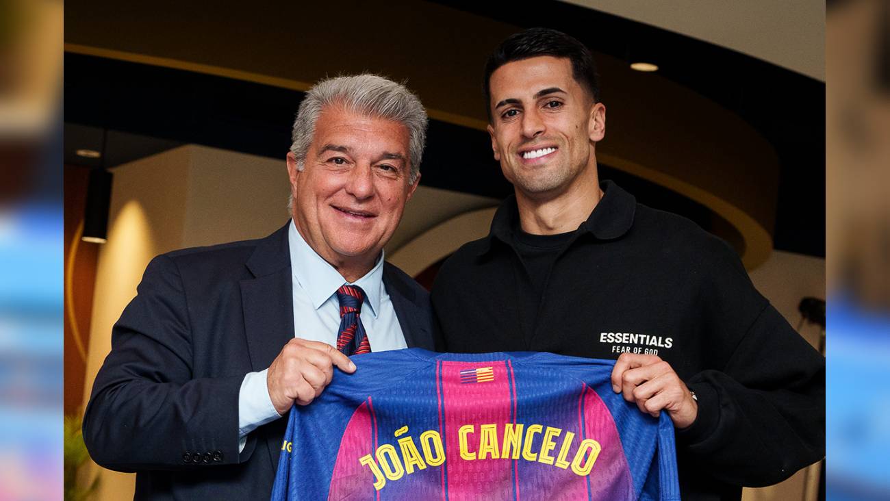Joao Cancelo, refuerzo invernal del Barça: «vengo a ayudar y a ganar títulos»
