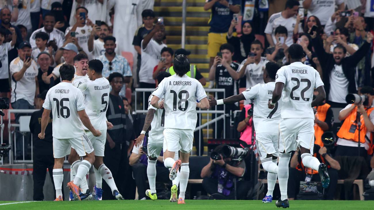 Atlético 1-2 Real Madrid: los blancos ganan el derbi y firman el Clásico en la Supercopa