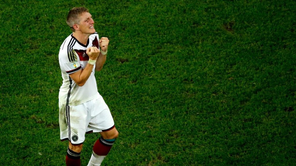 Bastian Schweinsteiger, con Alemania, disputó 20 partidos