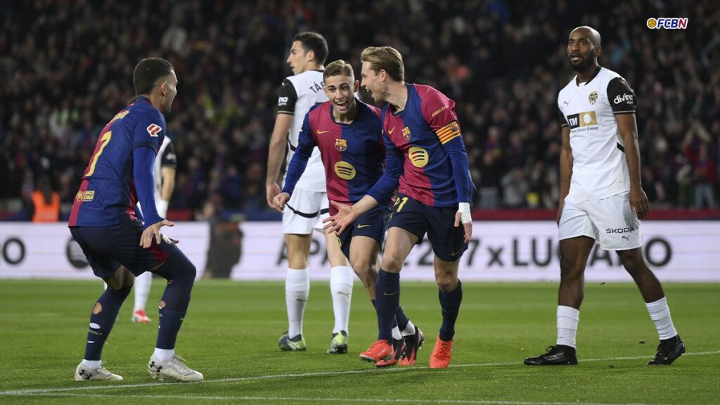 El Valencia, 1° rival del Barça en el renovado Spotify Camp Nou