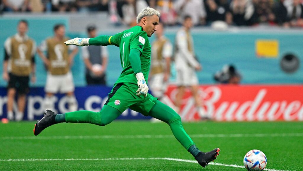 Keylor Navas durante el Mundial con Costa Rica