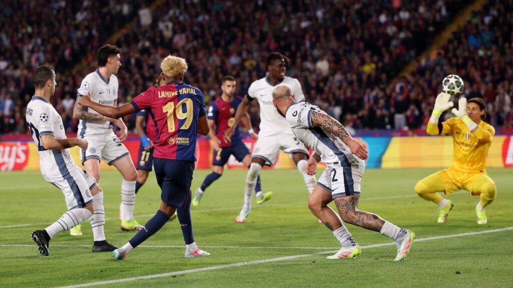 ¡Golazo total de Lamine Yamal en la Champions! Barcelona vs. Inter