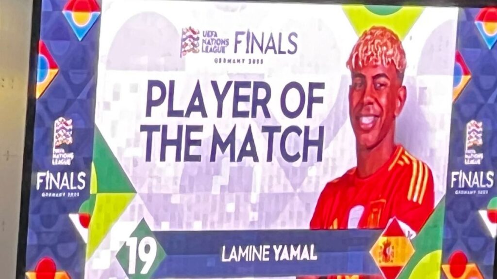 Lamine Yamal: doblete y MVP en las semifinales de la Nations League 2025