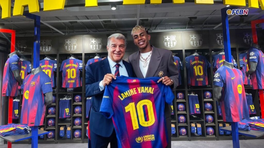 Laminemanía total: la camiseta ’10’ de Lamine Yamal arrasa en ventas