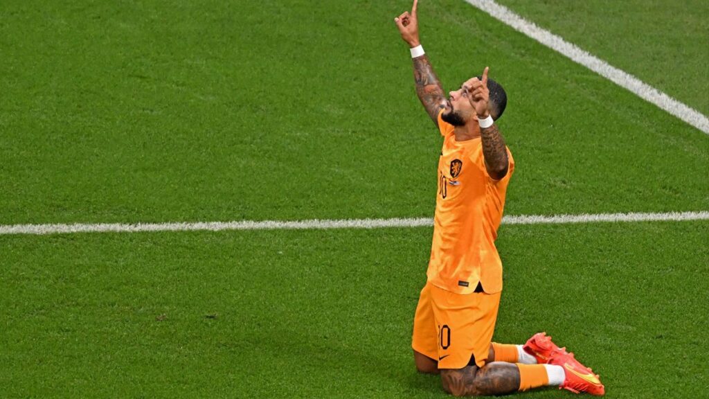 Memphis Depay se estrenó como goleador del Mundial contra Estados Unidos