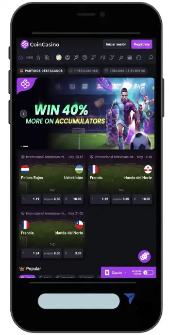 CoinCasino: La alternativa híbrida para apostadores modernos