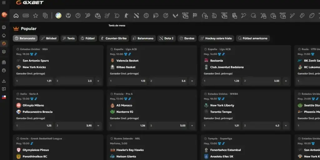 Gxbet: Especialistas en apuestas dinámicas