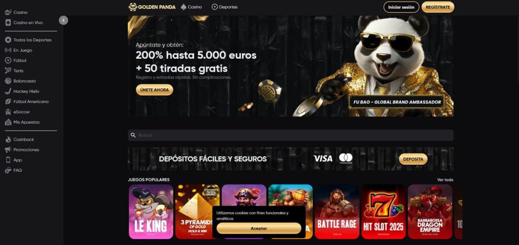 Golden Panda: Casinos sin licencia en España