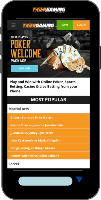 tigergaming vista movil