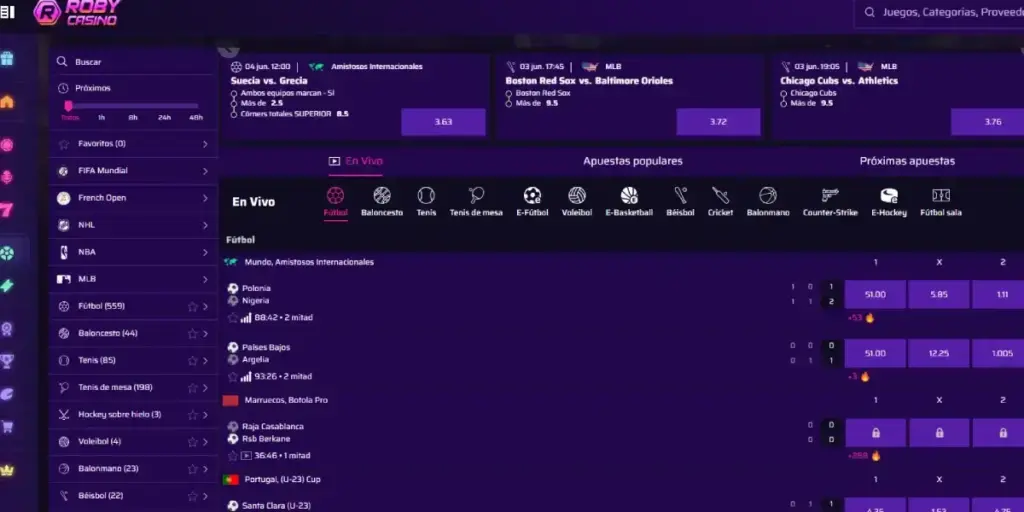 Roby Casino - Retiros ultra rápidos en cripto y total privacidad
