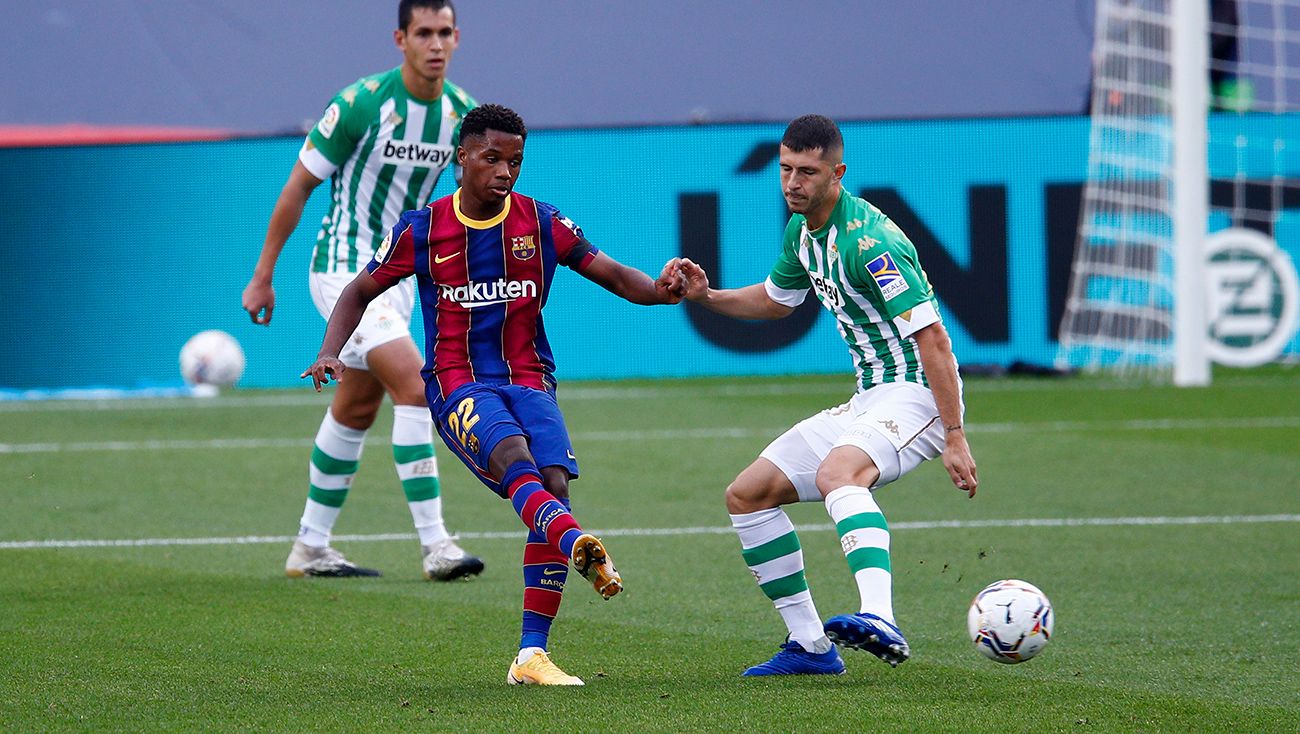 Ansu Fati, el día que se lesionó la rodilla Ansu Fati, el día que se lesionó la rodilla