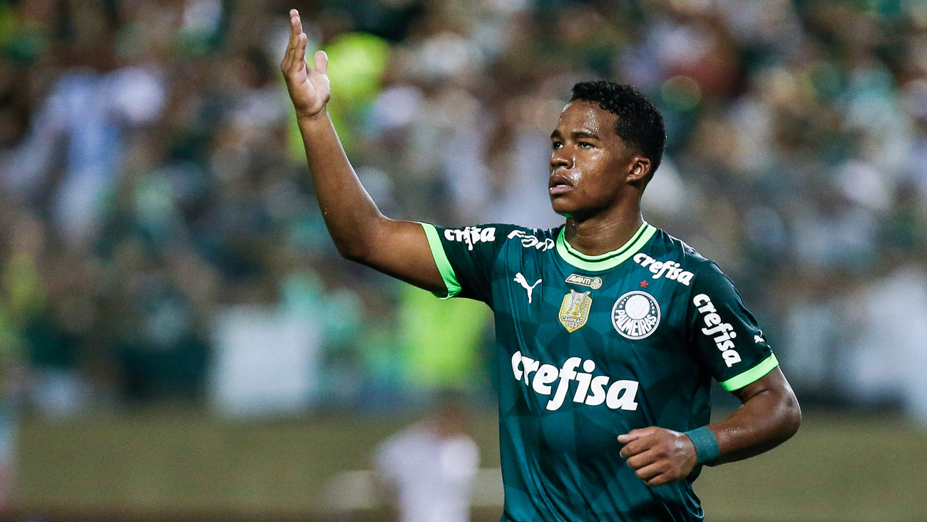 Endrick con el Palmeiras
