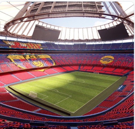 Así se verá desde dentro el Spotify Camp Nou