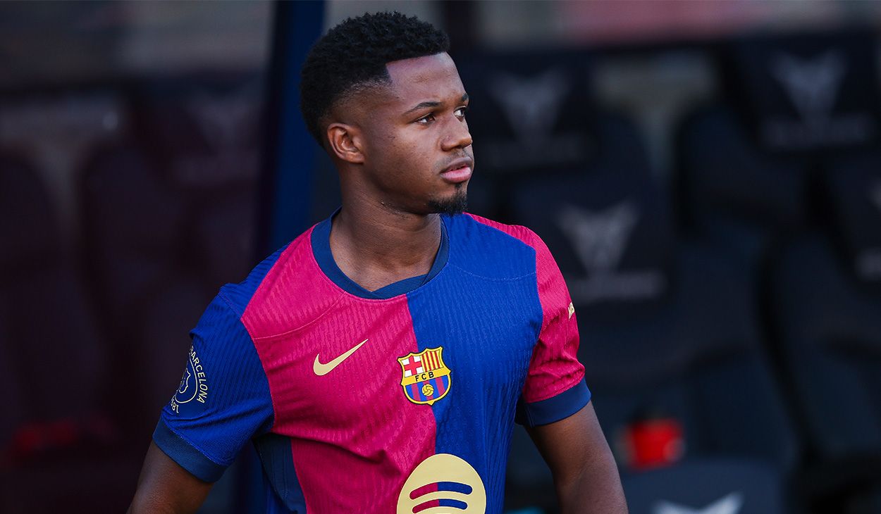 Ansu Fati during the Joan Gamper Trophy 2024