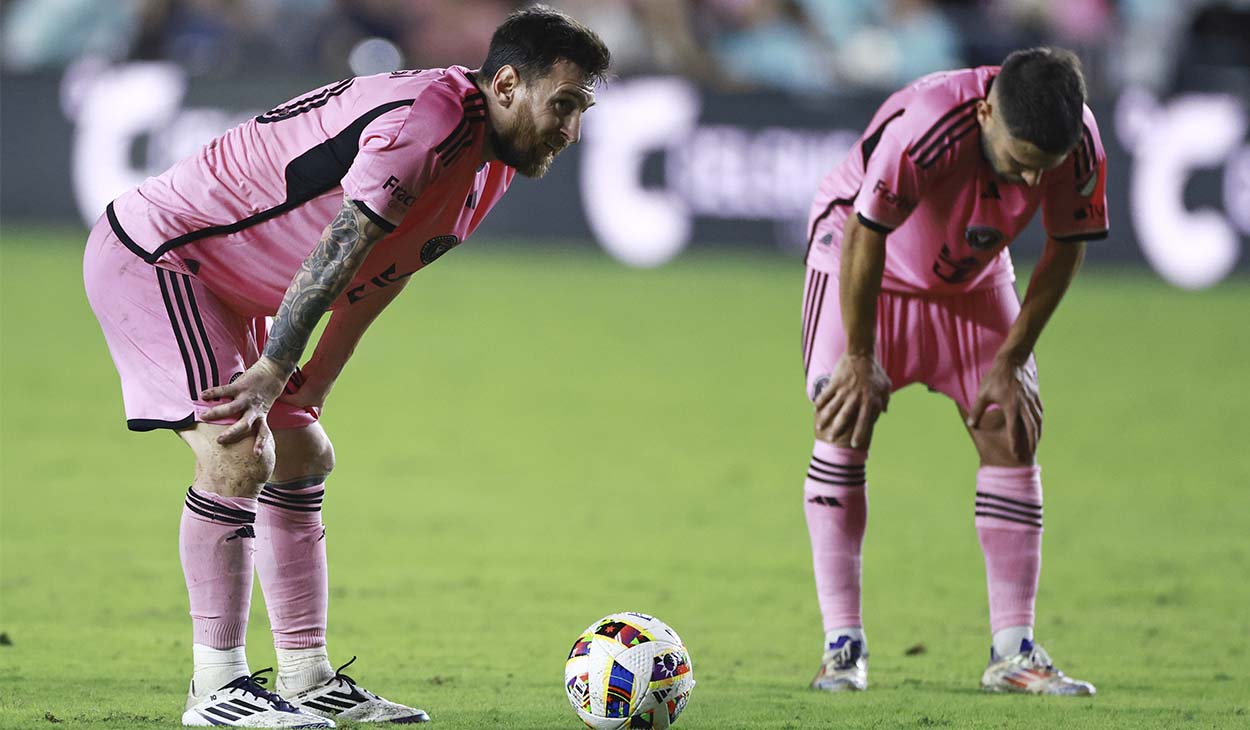 Leo Messi, during Inter Miami-Atlanta United (2-3)