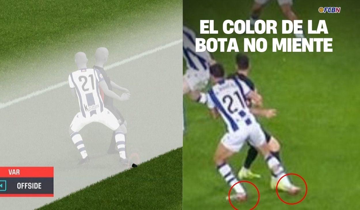 ¡El robo del año! El VAR anula el gol de Lewandowski pero... ¡las imágenes no coinciden