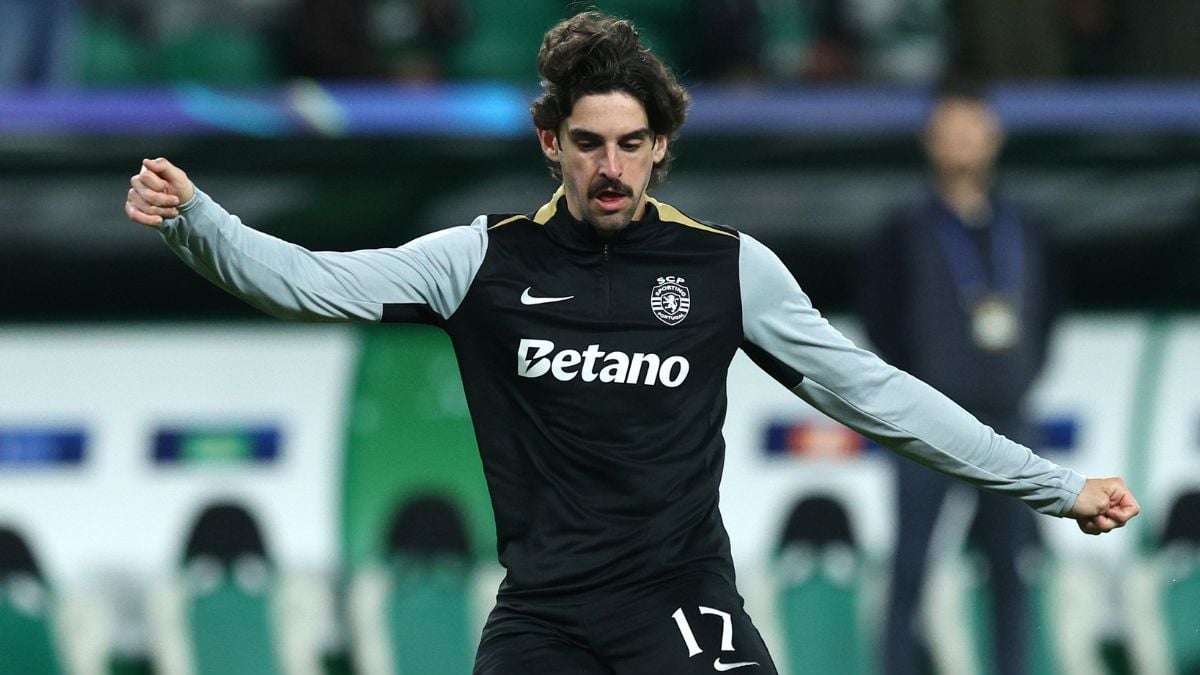 Francisco Trincão en el duelo entre el Sporting CP y el Borussia Dortmund en la UEFA Champions League 2024 25 (2)
