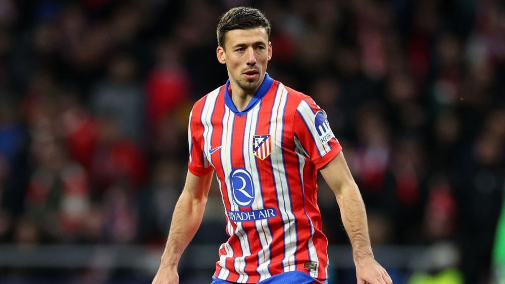 Clément Lenglet in the match between Atlético de Madrid and Slovan Bratislava in the UEFA Champions League 2024-25