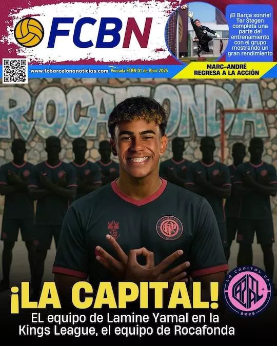 FCBN Cover 01 04 2025 Lamine Yamal Kings League The Capital