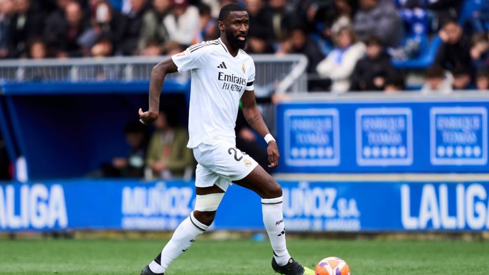 Antonio Rüdiger in a match with Real Madrid Antonio Rüdiger in a match with Real Madrid