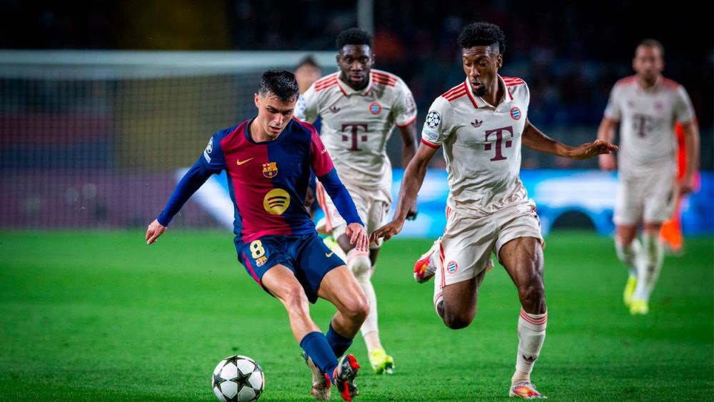 Pedri González during Barça-Bayern (4-1)