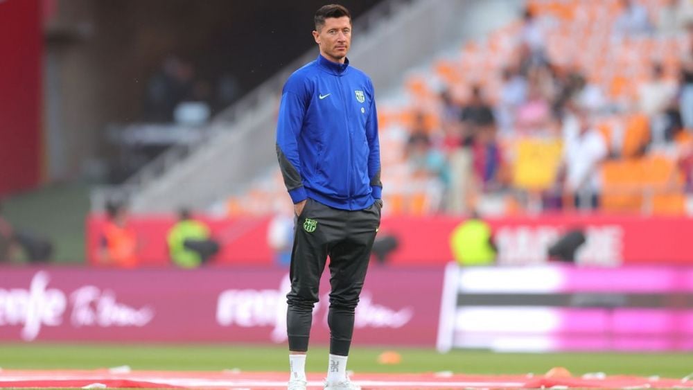 Robert Lewandowski, forward of FC Barcelona