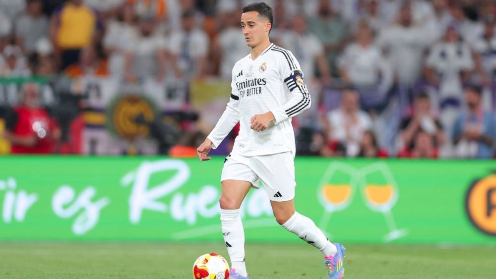 Lucas Vásquez in the Barça-Madrid of the Copa del Rey 2024-25 Lucas Vásquez in the Barça-Madrid of the Copa del Rey 2024-25