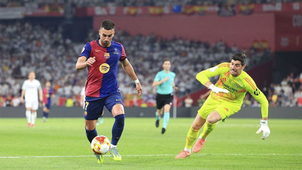 Ferran Torres, in the play of Barça's second goal
