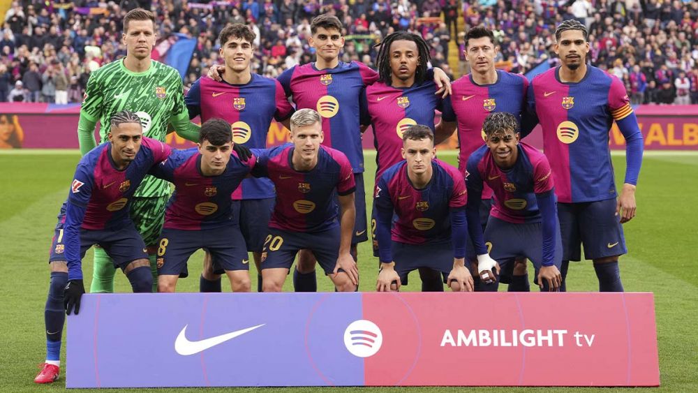 La alineación del Barça contra la Real Sociedad (4-0)