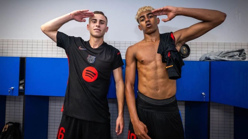 Lamine Yamal y Fermín López Campeones Liga