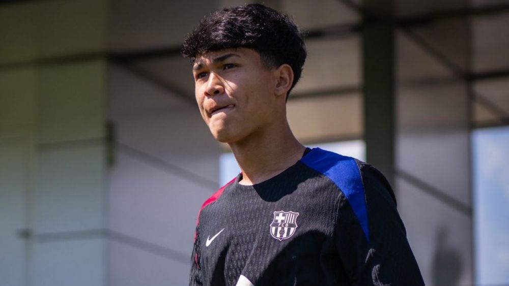 Pedro Fernández 'Dro' in a training session with Barcelona Pedro Fernández 'Dro' in a training session with Barcelona