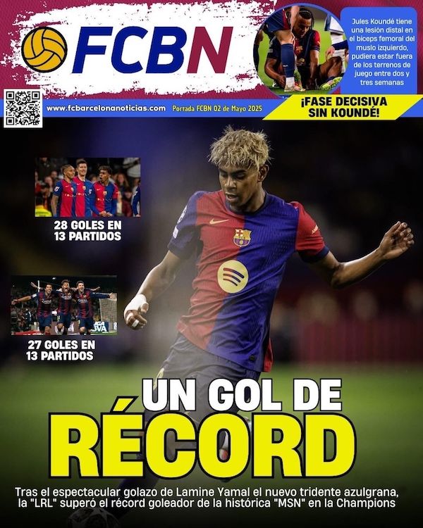 FCBN Cover 05/02/2025 LRL surpasses MSN record