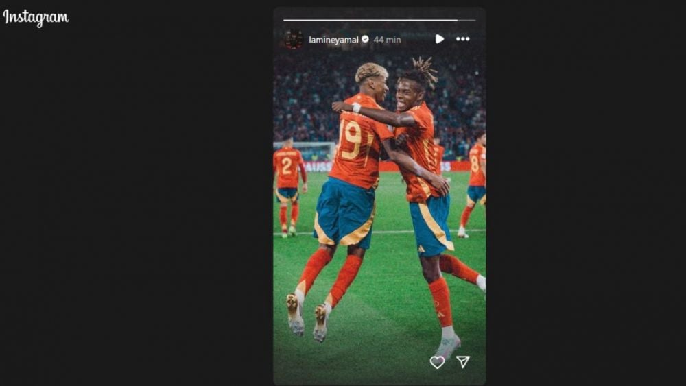 Post de Lamine Yamal en Instagram con Nico Williams. ¿Guiño o casualidad?