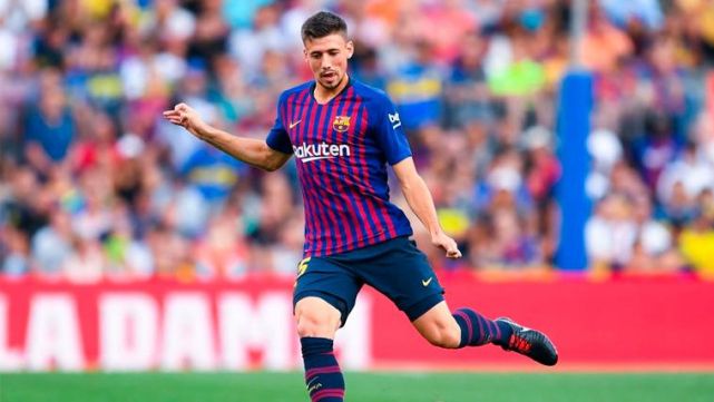 Clément Lenglet in a FC Barcelona match