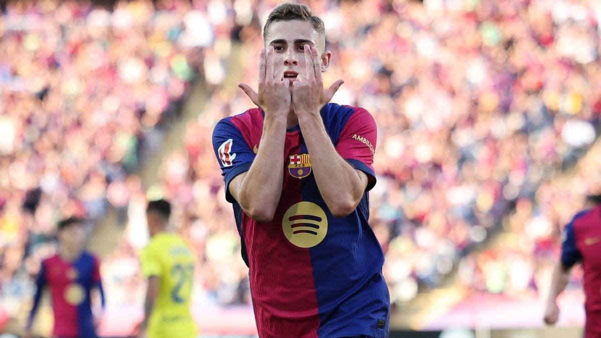 Fermín López en el duelo entre el FC Barcelona y el Villarreal CF en LaLiga EA Sports 202425 Fermín López en el duelo entre el FC Barcelona y el Villarreal CF en LaLiga EA Sports 202425