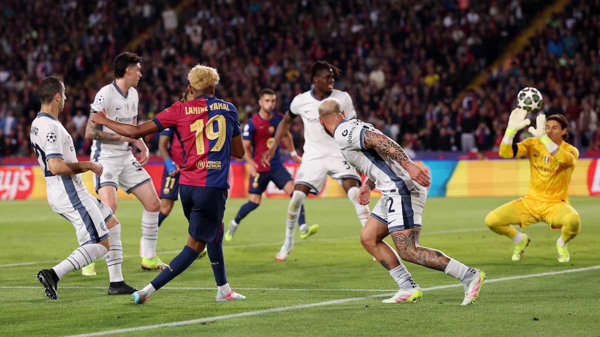 lamine yamal golazo barcelona inter champions