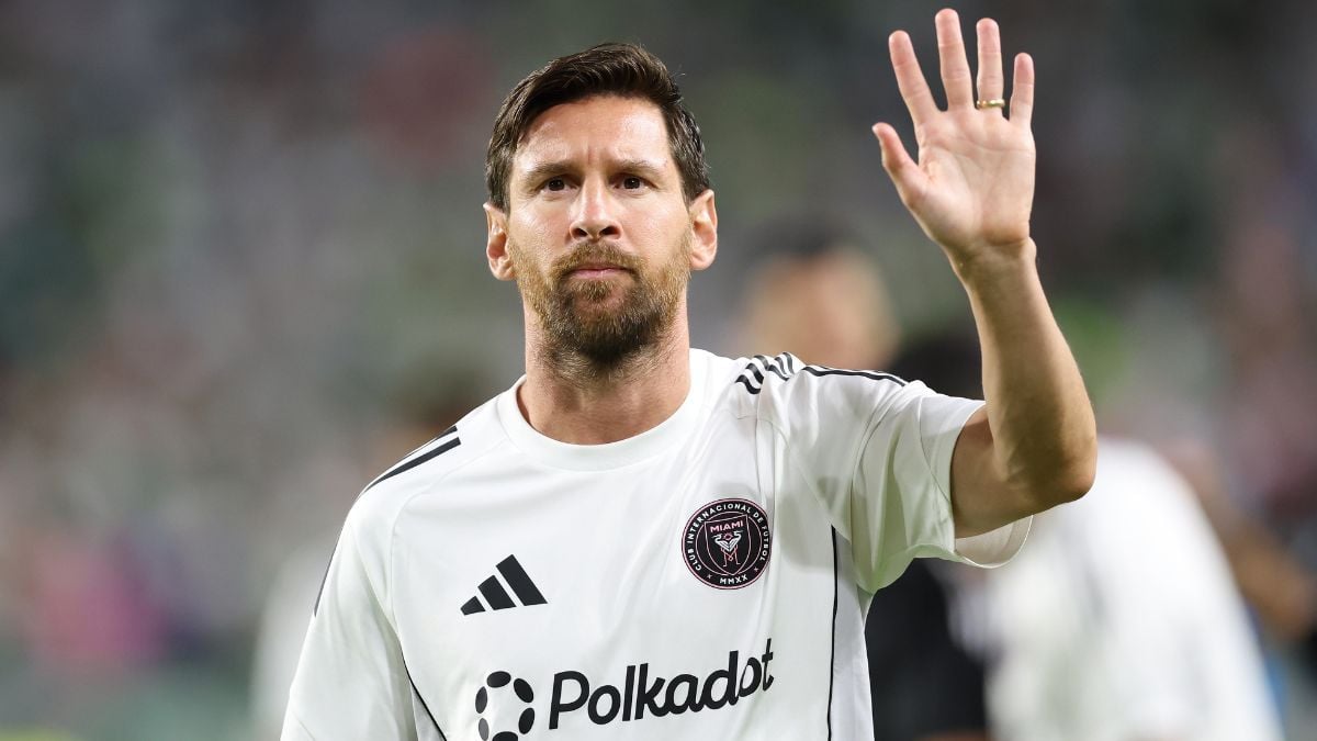 Leo Messi en el duelo entre el Inter Miami y el Palmeiras en el Mundial de Clubes de la FIFA 2025