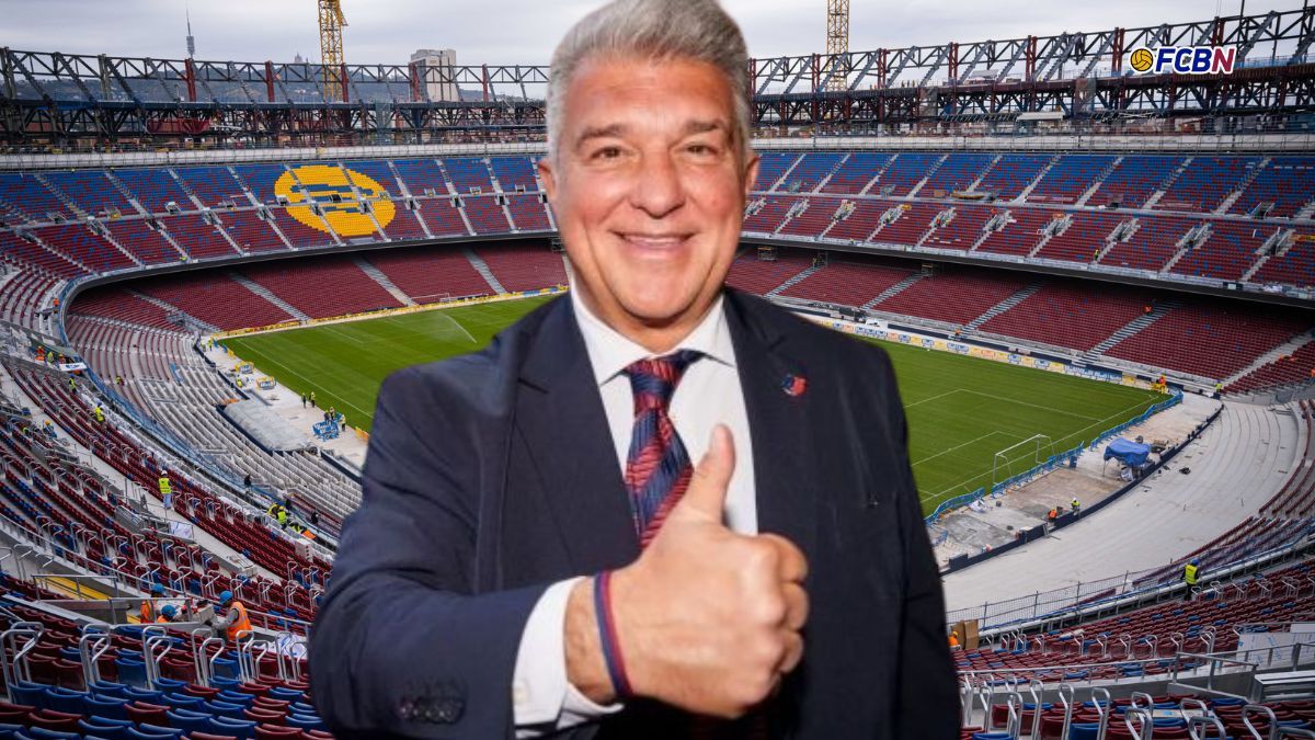 Laporta se pronuncia sobre el Camp Nou plazos, licencias, Champions y el homenaje a Messi