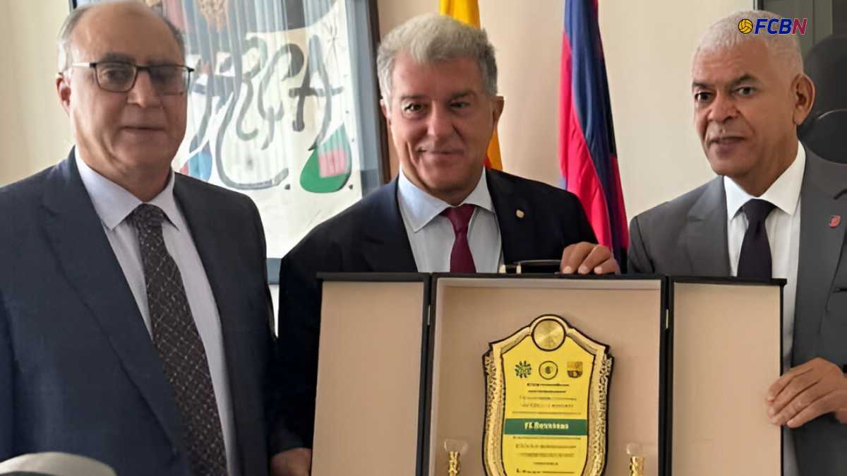 laporta libia amistoso barca