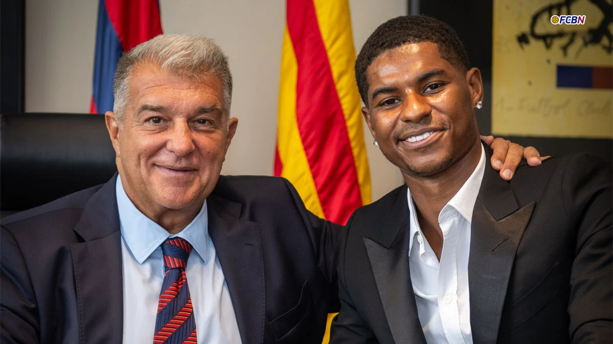 Marcus Rashford, confident of success with Barça: "It's the ideal place to win."