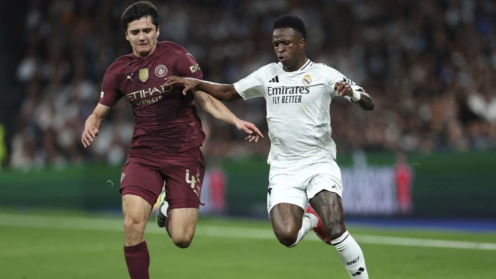 Vinicius Jr., during the Madrid-City (3-1)