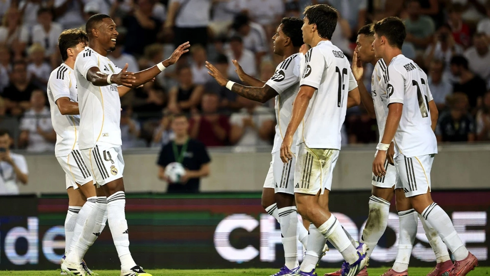 El Real Madrid afina su artillería goleando al Tirol en Austria