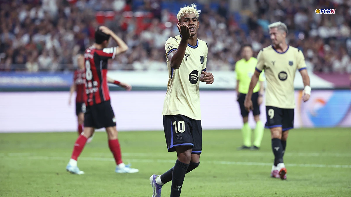 Lamine Yamal fulfills his dream of scoring as Barça's number 10