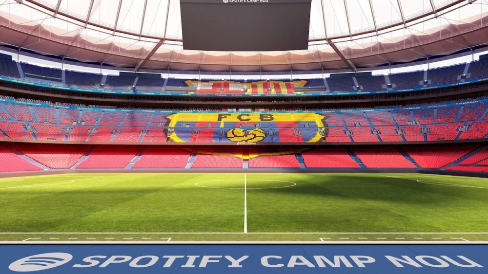 This is what the new Spotify Camp Nou will look like for the first Fútbol Club Barcelona match